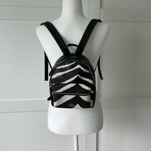 Coach Zebra print mini-backpack